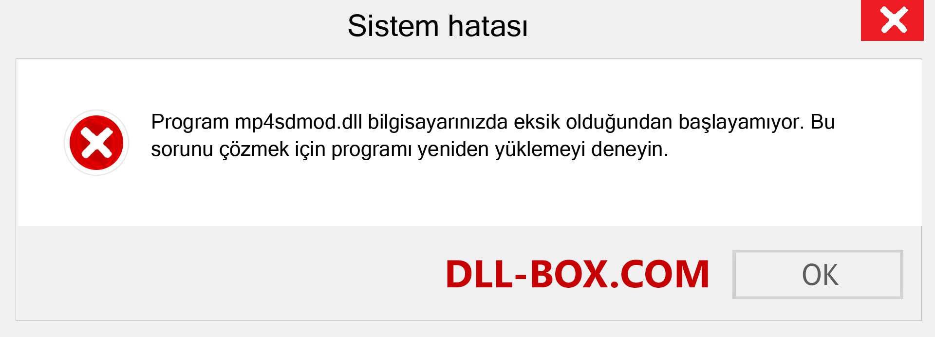 mp4sdmod.dll dosyası eksik mi? Windows 7, 8, 10 için İndirin - Windows'ta mp4sdmod dll Eksik Hatasını Düzeltin, fotoğraflar, resimler